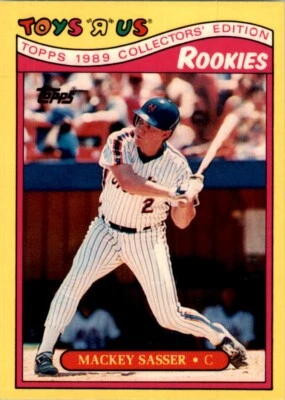 1989 Topps Toys'R'Us Rookies Mackey Sasser Baseball Cards #19 - Image 1 of 2