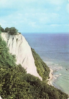 Insel Rügen, Oststsee, Königsstuhl -  DDR, Postkarte, gelaufen 1979 - Bild 1 von 2