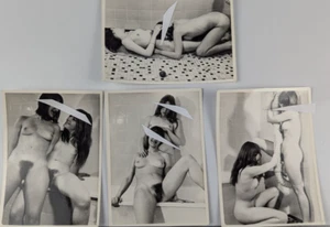 4 Fotos ISRAELI Akt Erotik s/w 70er Vintage Pin Up Frau Lesben Künstlerisch - Bild 1 von 6