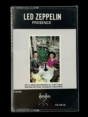 SEALED, Led Zeppelin – Presence CS 8416, 1st edition, Audio Cassette, US, 1976 - Image 1 of 4