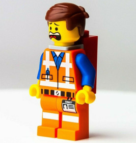 LEGO&reg; Emmet  - The Lego Movie -  (tlm018) Minifigure with Piece of Resistance