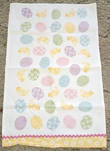 Easter Eggs and Chicks Dishcloth Rick Rack Border by Ritz - Picture 1 of 3