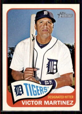 2014 Topps Heritage Victor Martinez #356 Detroit Tigers - Image 1 of 2