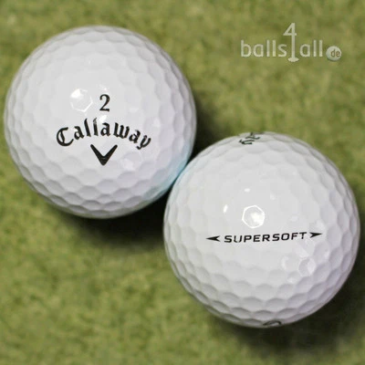 100 Balles de Golf Callaway Supersoft AAA/AAAA Qualité Super Soft Lakeballs - Photo 1/2