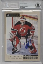 1997-98 Pinnacle Beehive Martin Brodeur #45 BAS Certified BGS Encased Auto HOF