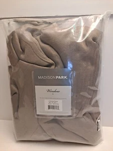 Madison Park Harper 84" W x 95" L Window Panel Curtain Taupe 2 Set MP40-4502 - Picture 1 of 6