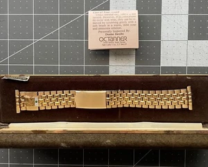 Vintage JB Champion 1/40 10K RPG Gold Tone Watch Band OC Tanner Custom 10K Logo - Picture 1 of 8