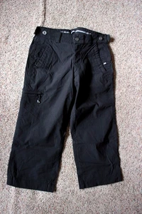 Eddie Bauer Sport schwarze Nylon Caprihose Damen Gr. 2 - Bild 1 von 2