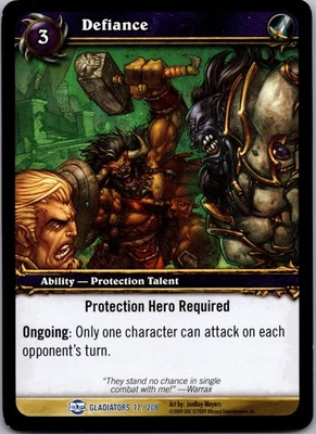 Defiance - Blood of Gladiators - 77/208 - Wow TCG - Image 1 of 2