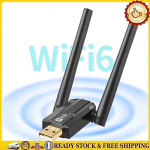900Mbps USB WIFI 6 WiFi Card Dual Band 2.4/5Ghz NetworkCard for PC Laptop Tablet - Bild 1 von 11
