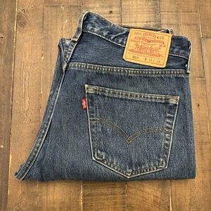 Pantalones de mezclilla de colección Levi's 501 para hombre W34xL33,5 botón mosca EE. UU. 1998 - Imagen 1 de 18