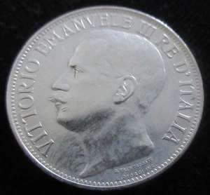 MDS ITALIA 2 LIRAS 1911 R "VITTORIO EMANUELE III.", PLATA # - Imagen 1 de 2
