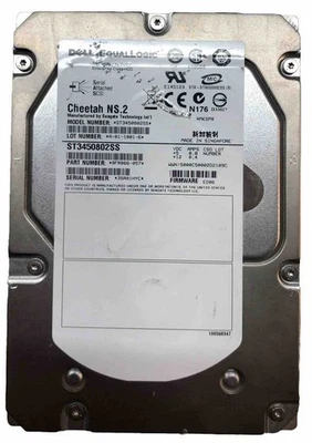DELL EqualLogic Cheetah NS.2 | 450GB @ 10K | 6Gb/s SAS-2 3.5" HDD | ST3450802SS - Image 1 of 4