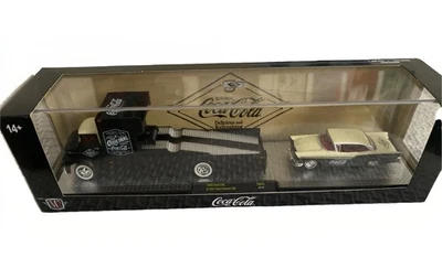 M2 Machines Coca-Cola 1956 Ford COE & 1957 Ford Fairlane 500 Original Refreshing - Image 1 of 4