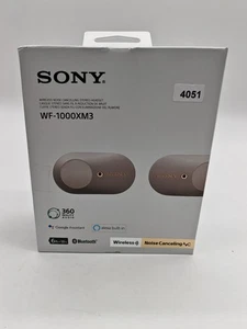 Sony WF-1000XM3 vollkommen kabellose Bluetooth Kopfhörer / Earbuds weiß - Bild 1 von 5