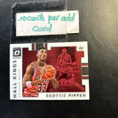 #30 Scottie Pippen Chicago Bulls 2017/18 Donruss Optic Hall Of Kings k 38b - Image 1 of 2