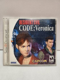 Capcom Resident Evil CODE: Veronica Sega Dreamcast 2 Discs Manual Included