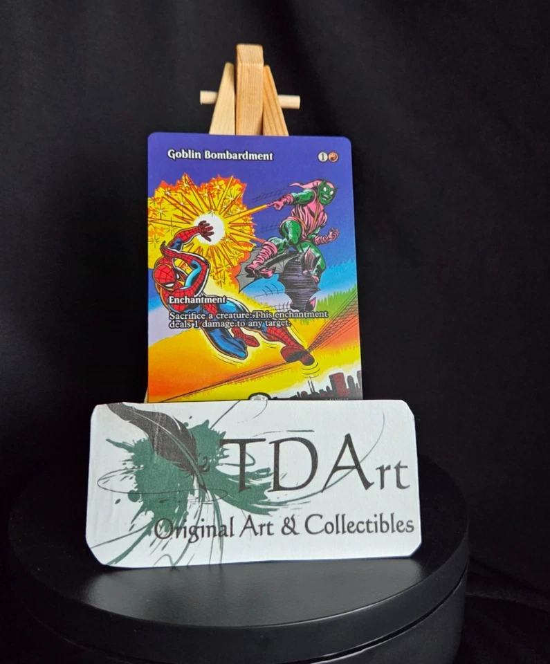 GOBLIN BOMBARDMENT ~ NM ~ MTG Magic- 0023 MAR Marvel Spider-Man BORDERLESS - Image 1 of 1