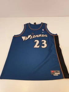 Camiseta deportiva Washington Wizards vintage y2k 2002 Michael Jordan Nike cosida longitud +2 XL USADA EN EXCELENTE ESTADO - Imagen 1 de 13