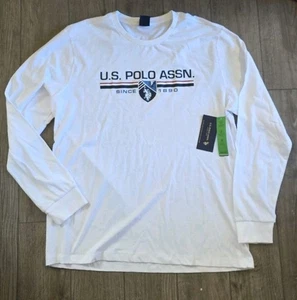Vintage US Polo Association Shirt XL Langarm sportlich USA 90er Neu mit Etikett - Bild 1 von 7