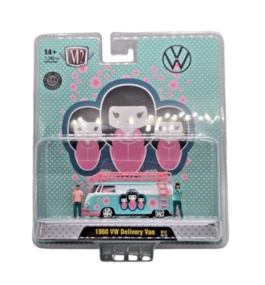 2025 M2 Machines 1960 VW Delivery Van R12 Teal & Pink   VHTF - Image 1 of 4