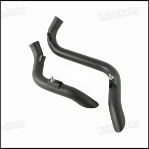 Exhaust System Middle Link Connect Pipe Black Fits For Harley Softail 1986-2015 - Picture 1 of 4