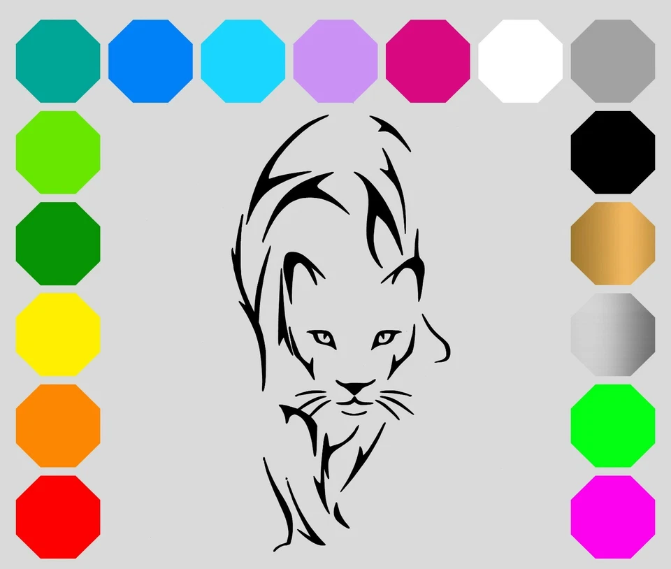 Bügelbild Flex Folie dunkle Stoffe u. helle Stoff Panta Raubtier Raubkatze Tier - Bild 1 von 1