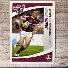 NRL Daily Telegraph Trading Card 2008 ~ Manly Sea Eagles ~ Jason King 51