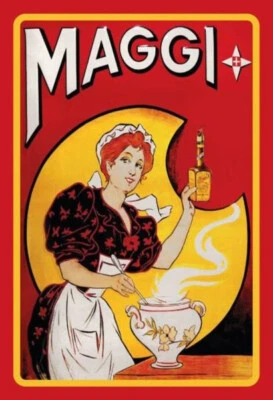Blechschild 20x30 MAGGI Würze Werbung historisch Küche Deko Sammler Geschenk - Bild 1 von 3