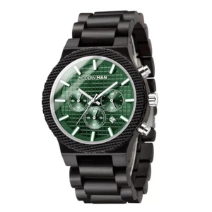 Holzuhr für Herren Männer Armbanduhr Unikat Modern Man Geschenk für ihn - Bild 1 von 5