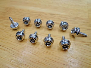 10 CONVERTIBLE TOP BOOT SNAP SCREWS! FOR OLD SCHOOL 1950-1970's GM CLASSICS - Bild 1 von 6