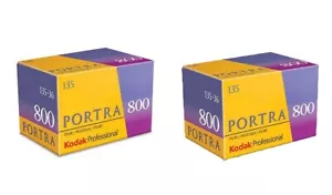 2 Rolls - Kodak Pro Portra 800 Film 135-36 35mm Colour Print Film - EXPIRY 08/26 - Picture 1 of 1