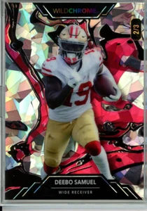 Deebo Samuel Promo 2023 Wild Card Wildchrome cromo refractor 49ers 2/3 - Imagen 1 de 2