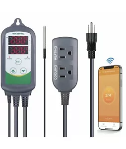 Temperature Controller ITC-308 WIFI Heat Cool Thermostat Waterproof Probe Sensor - Picture 1 of 12