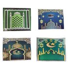 Waterproof Muslims Prayer Mat Rug Carpet Islamic Eid Decoration Portable