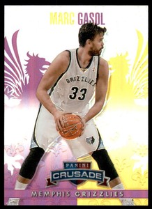 2013-14 Panini Crusade Insert Purple #180 Marc Gasol /49 