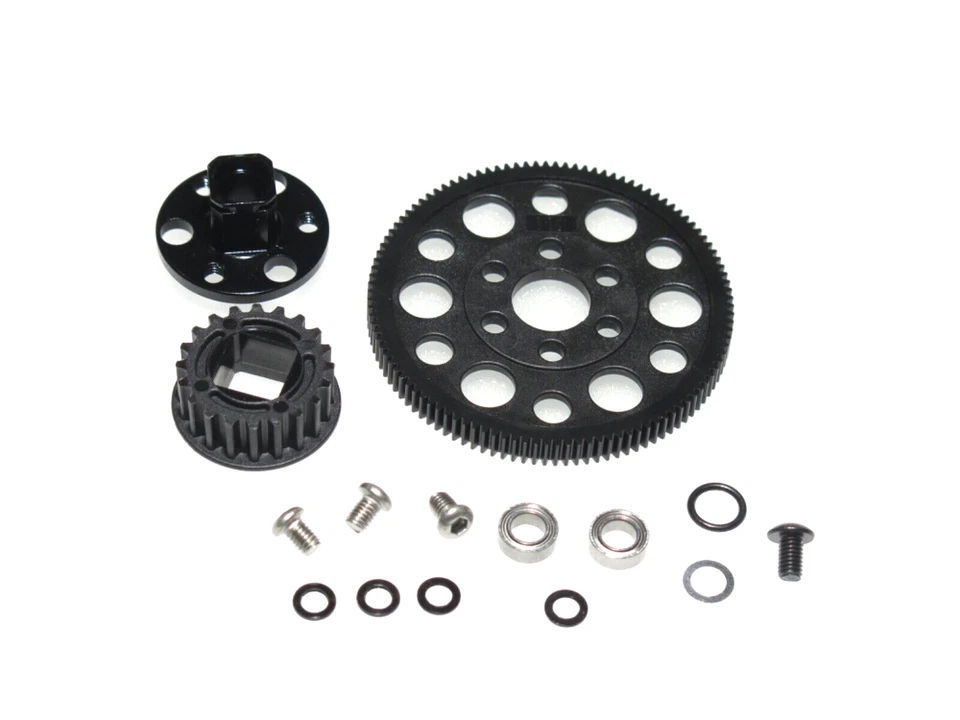 XRA300041 XRAY X4 '25 1/10 LUJO TURISMO 110T JUEGO DE POLEAS DE ENGRANAJE GIRATORIO CON BUJE Foto 1 de 1