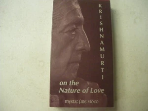 Rare vhs J. Krishnamurti On The Nature of Love - Picture 1 of 3