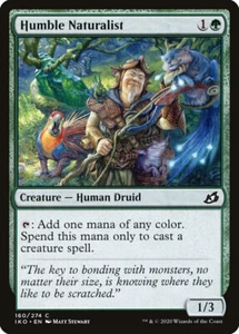 MTG Magic IKO Ikoria - 1x EN NM 160 C Humble Naturalist - Picture 1 of 1
