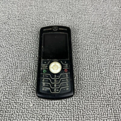 Motorola SLVR L7 Cellular Phone Black Tested No Battery Parts Only * - Image 1 of 4