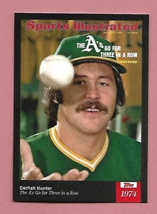 Catfish Hunter 2021 Topps X Sports Illustrated A's #47 FREE SHIPPING - Picture 1 of 1