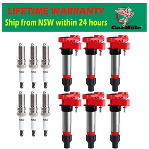6X Ignition Coil Pack Kit Holden Commodore VE V6 3.6L SV6 with Spark Plug Set AU - Picture 1 of 19