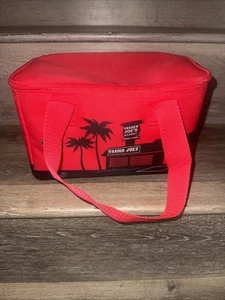 Trader Joe's Mini Insulated Cooler Tote Bag Red Limited Edition Holiday 1.5 Gal - Picture 1 of 3