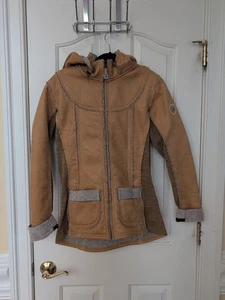 Cappotto invernale donna Kuhl Projekt cappuccio lana marrone medio - Foto 1 di 19
