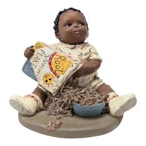 Martha Holcombe 2000 Shirley Figurine 59 Yummy Flakes Breakfast Cute Toddler - Picture 1 of 5