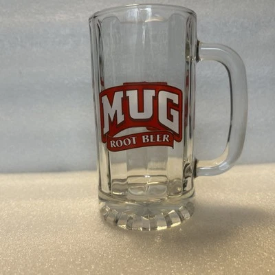 Винтажная кружка корневое пиво кружка супер редкая реклама стекла «КРУЖКА» корень пиво недостаток - Изображение 1 из 4