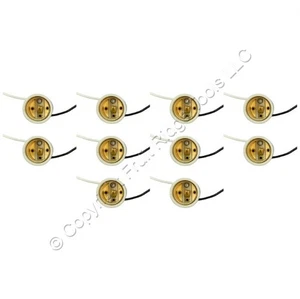 10 Leviton Unglazed Porcelain Lampholders Incandescent Fixture 660W 250V 8052 - Picture 1 of 5