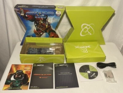 XFX Nvidia GeForce 6200 256MB AGP Video Card + DVI BV-T44A-WANG - Image 1 of 4