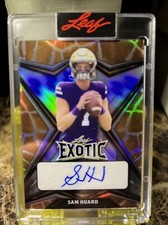 2022 Leaf Exotic Football Base Auto RC #BA-SH2 Sam Huard 5/5 🔥