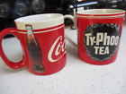 Advertising Mugs 1 X Coca Cola 1 X Typhoo Tea Both Unused And Excellent Condition